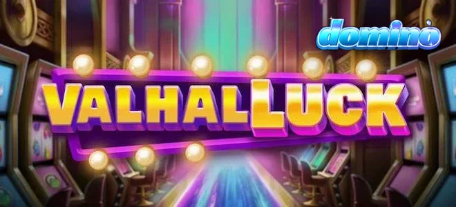 Tampilan visual slot ValhalLuck dengan tema mitologi Norse yang megah