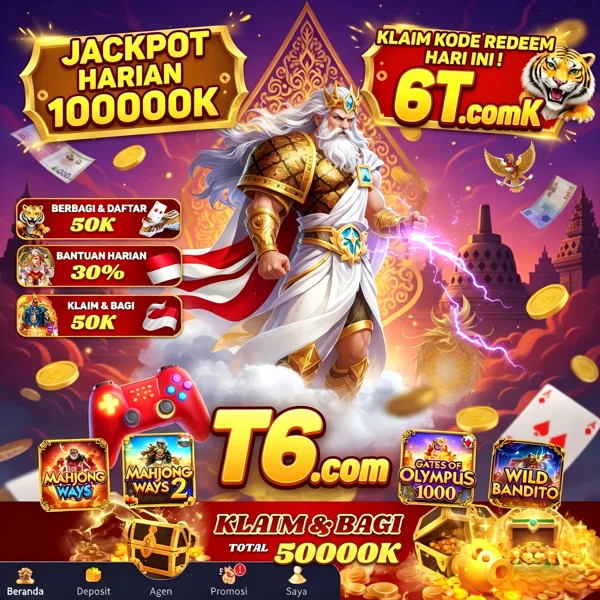 T6 Bonus Member Baru 100%